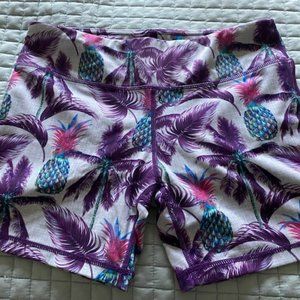 IAB Palm Trees & Pineapples Workout Shorts